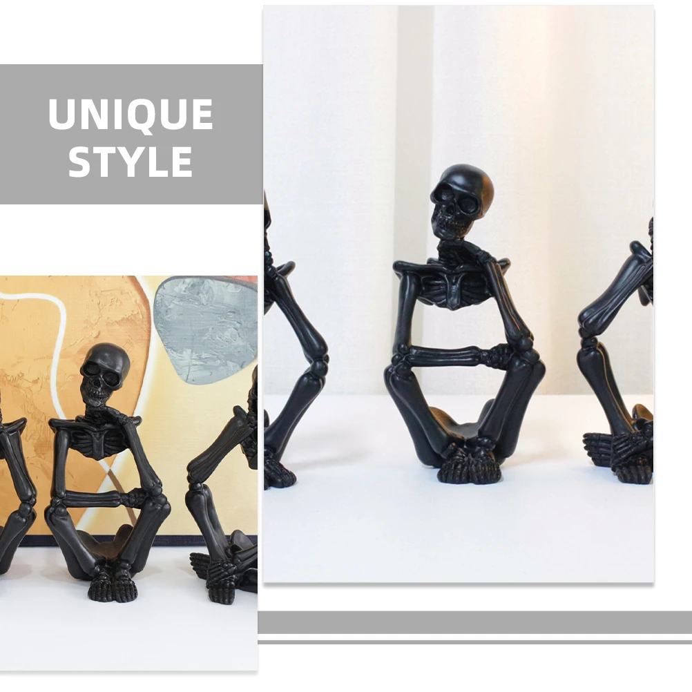 3pcs Resin Thinker Statue Ornament Halloween Home Decor Desktop Party Decoration Table Garden Office Craft Bone
3pcs Resin Thinker Statue Ornament Halloween Home Decor Desktop Party Decoration Table Garden Office Craft Bone