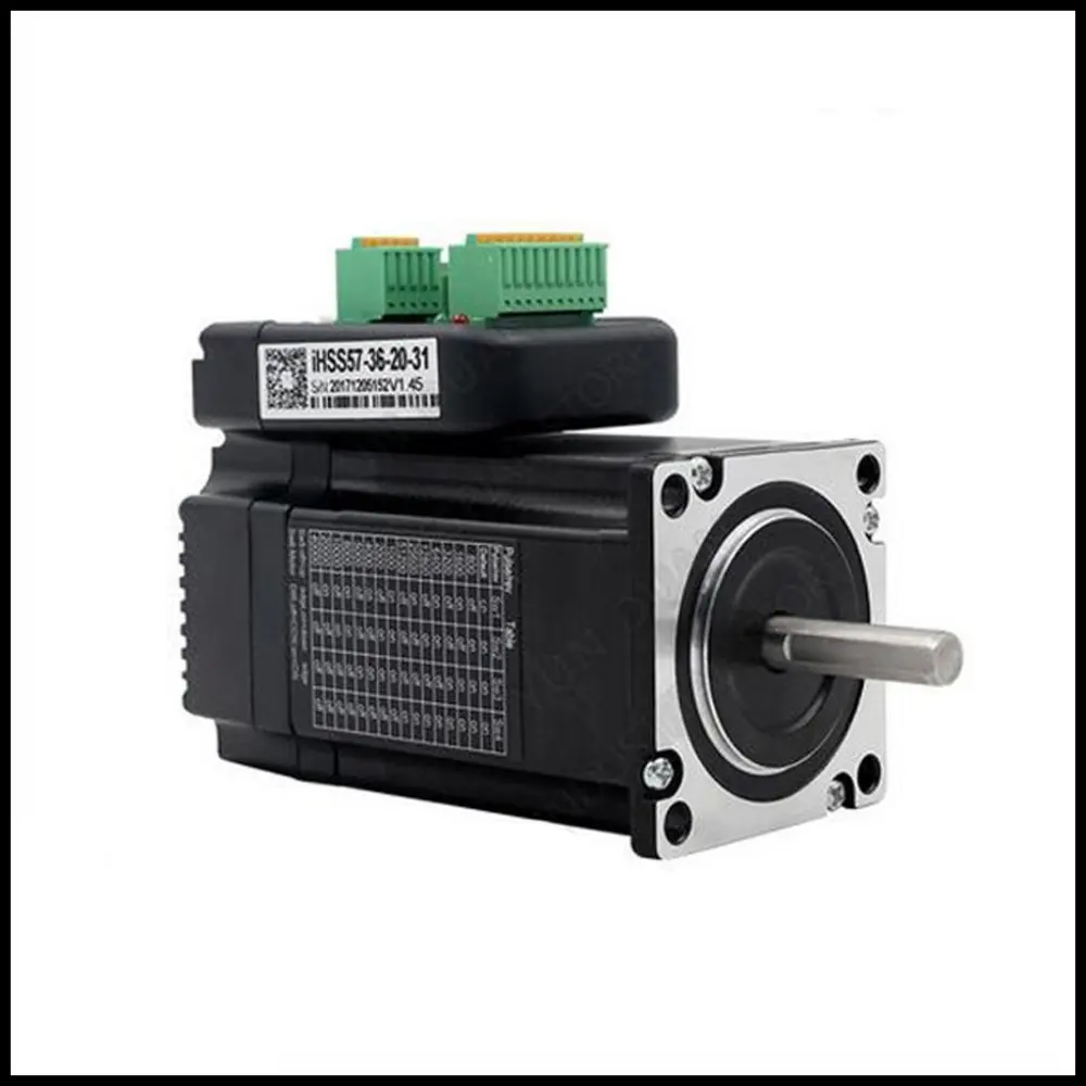 CNC NEMA23 2N.m 57mm 36VDC 1500rpm Hybrid Closed Loop Motor & Driver Encoder All-In-One Integrated Easy Servo IHSS57-36-20-31
CNC NEMA23 2N.m 57mm 36VDC 1500rpm Hybrid Closed Loop Motor & Driver Encoder All-In-One Integrated Easy Servo IHSS57-36-20-31