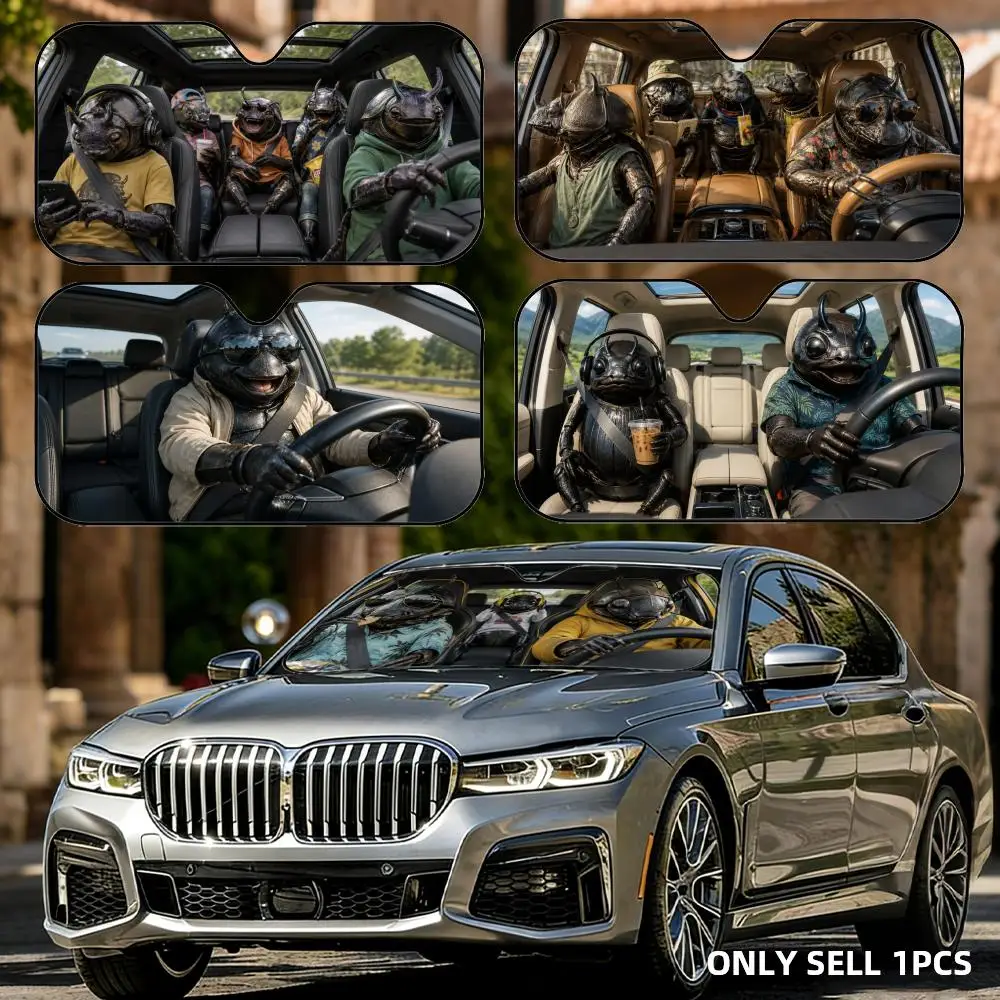 Dung Beetle Driving Travel Sun Visor Reusable Aluminum Foil Car Windshield Sun Visor UV Heat Insulation Cover Shade
Dung Beetle Driving Travel Sun Visor Reusable Aluminum Foil Car Windshield Sun Visor UV Heat Insulation Cover Shade