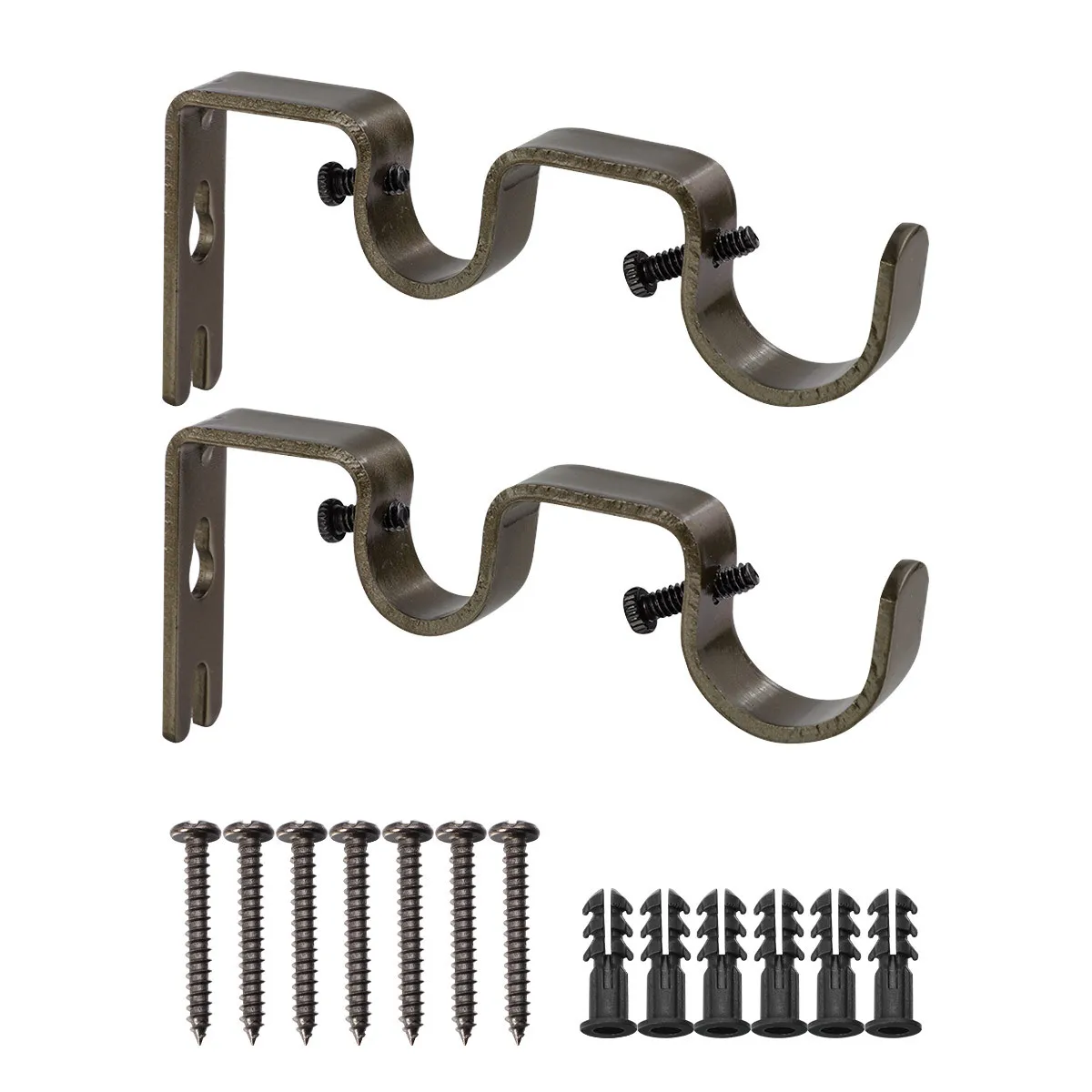 2pcs Curtain Rod Bracket Premium Heavy Duty Wall Mount For Living Room Bedroom Drapery Rod Holder Curtain Pole Bracket
2pcs Curtain Rod Bracket Premium Heavy Duty Wall Mount For Living Room Bedroom Drapery Rod Holder Curtain Pole Bracket