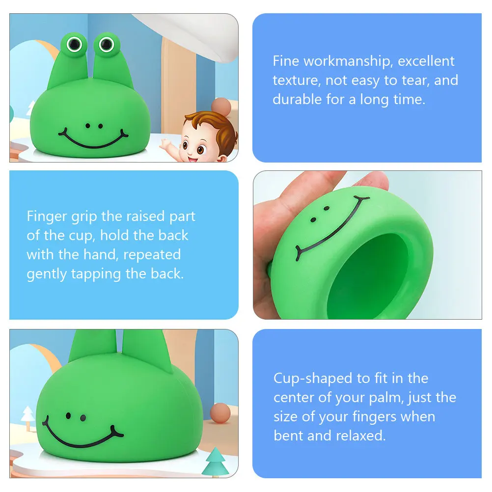 Sputum Palm Pressure Cup Patting Tool Hiccup Removal Device Remover Green Silicone Phlegm for Baby
Sputum Palm Pressure Cup Patting Tool Hiccup Removal Device Remover Green Silicone Phlegm for Baby