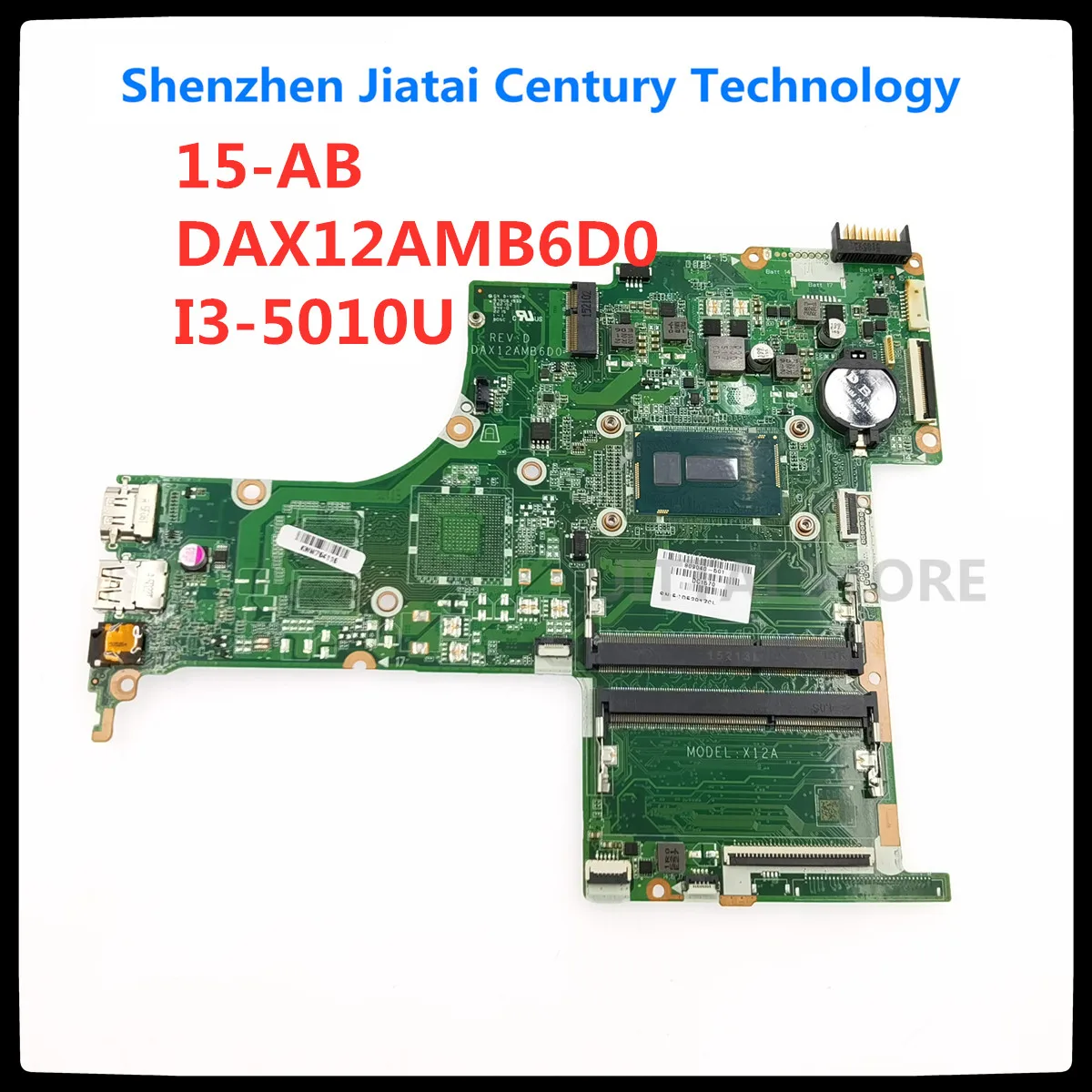 DAX12AMB6D0 For HP 15-AB 15T-AB Laptop Motherboard With SR23Z i3-5010u 809040-001 809040-501 100% Tested Fast Ship
DAX12AMB6D0 For HP 15-AB 15T-AB Laptop Motherboard With SR23Z i3-5010u 809040-001 809040-501 100% Tested Fast Ship