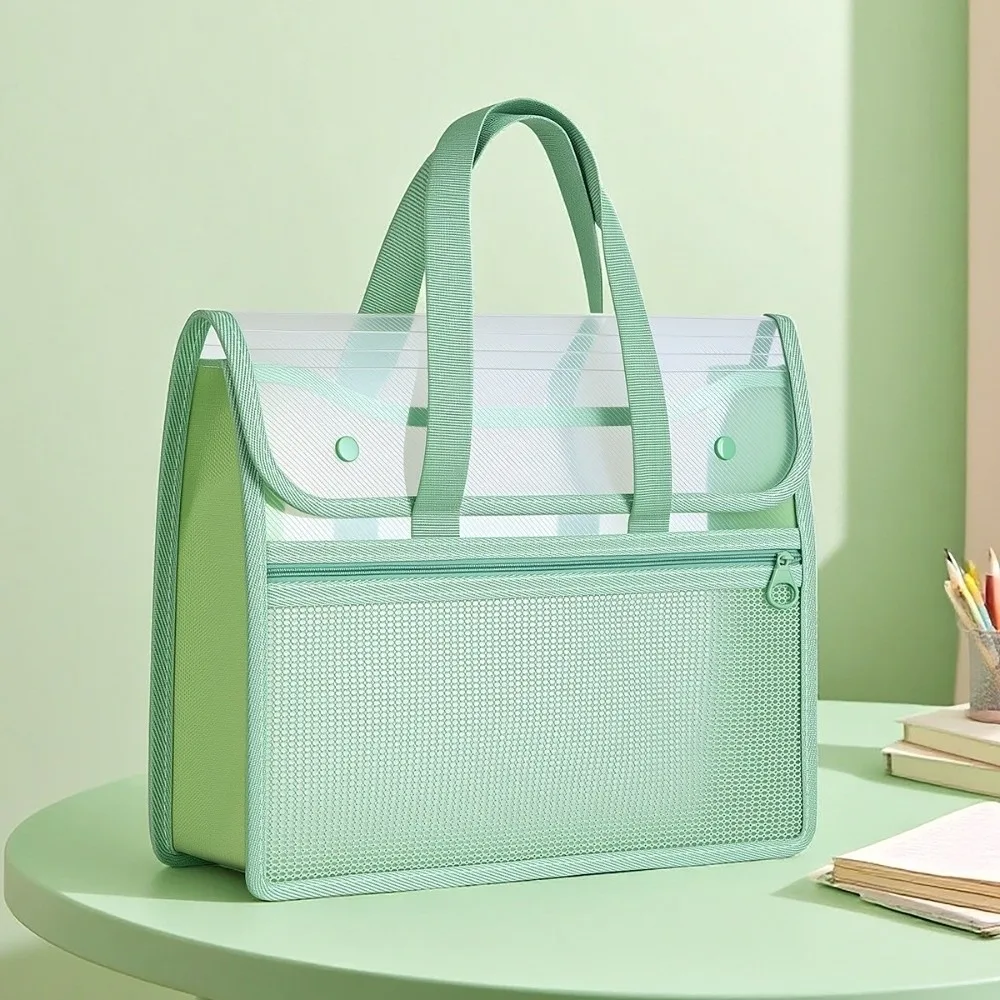Large Capacity Horizontal Flip-Top PP Twill Binder with Transparent Panel Waterproof File Storage Bag Zip Handbag
Large Capacity Horizontal Flip-Top PP Twill Binder with Transparent Panel Waterproof File Storage Bag Zip Handbag