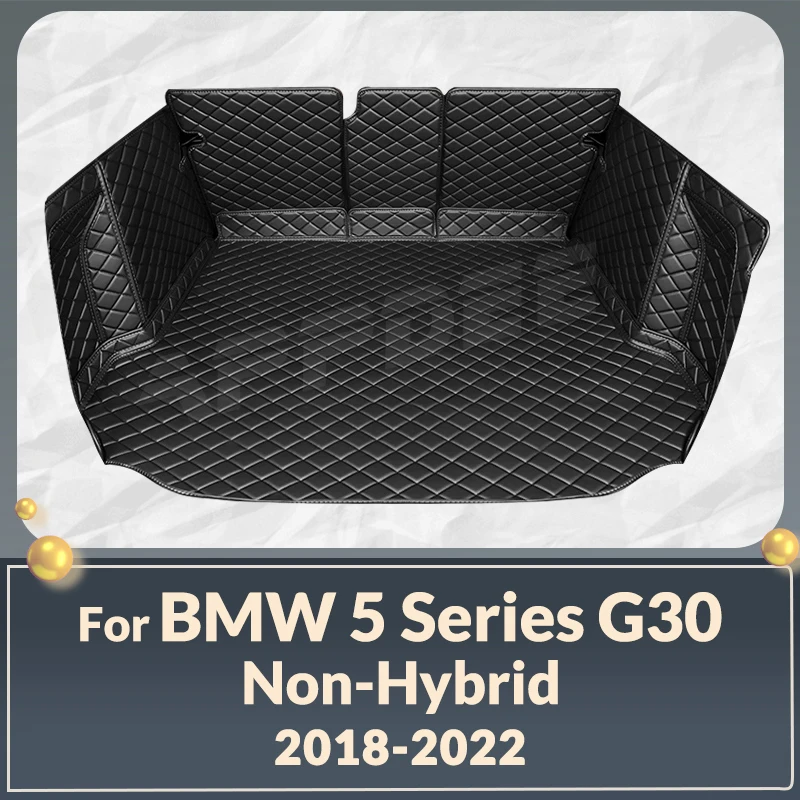 Автоматический коврик в багажник с полным покрытием для BMW 5 серии, негибридный G30, 5 сидений, 2018-2022, автомобильный чехол для багажника, аксессуары для защиты салона
Автоматический коврик в багажник с полным покрытием для BMW 5 серии, негибридный G30, 5 сидений, 2018-2022, автомобильный чехол для багажника, аксессуары для защиты салона