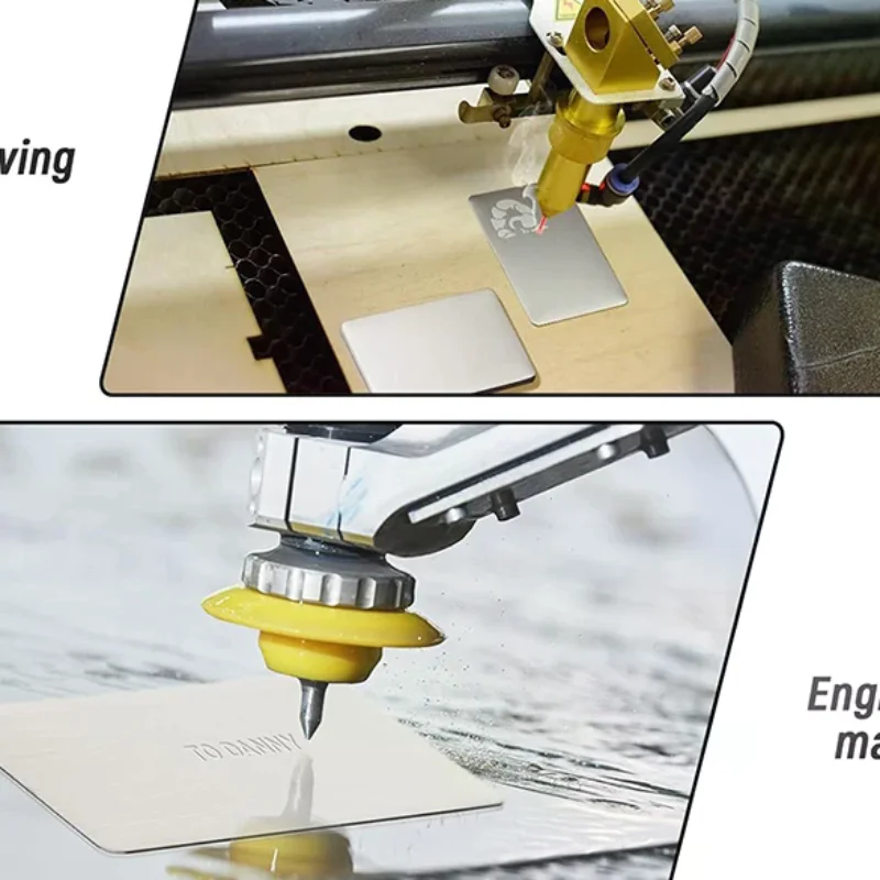 Office Cards Blank; Stainless Steel Business Cards for Engraver DIY Laser Engraving
Office Cards Blank; Stainless Steel Business Cards for Engraver DIY Laser Engraving
