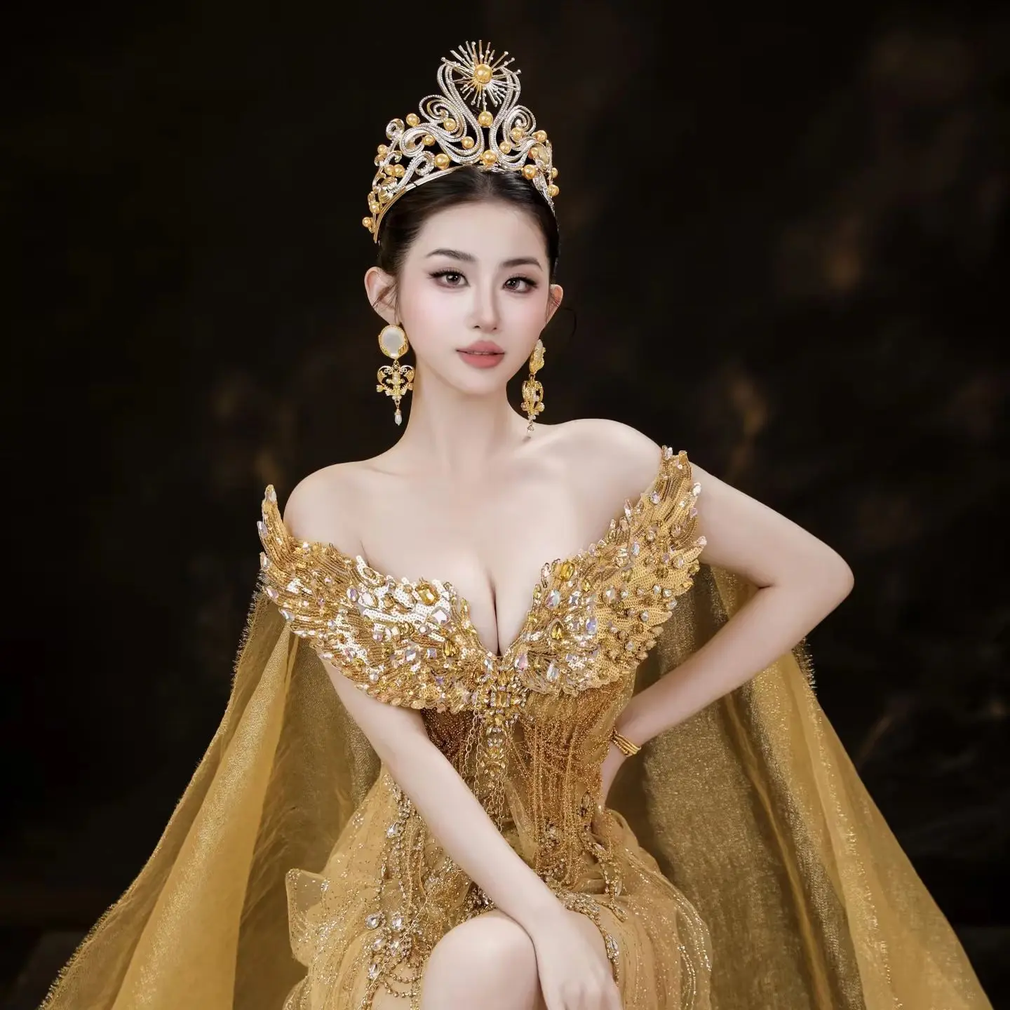 Princess Adjustable Tiara Headdress Lumiere De LInfini Crown Latest Miss Universe World Beauty Pageant Winner Hair Jewelry
Princess Adjustable Tiara Headdress Lumiere De LInfini Crown Latest Miss Universe World Beauty Pageant Winner Hair Jewelry