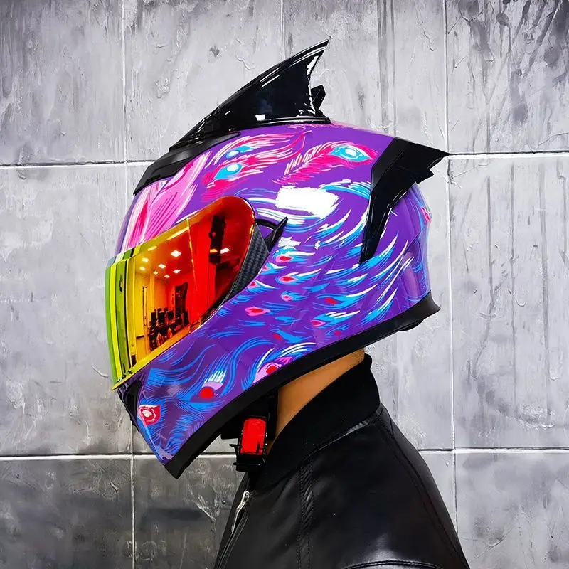 AIS индивидуальный рог мотоциклетный шлем анфас гоночный скутер Casco Moto Capacetes de Motociclista двойной козырек одобрен DOT
AIS индивидуальный рог мотоциклетный шлем анфас гоночный скутер Casco Moto Capacetes de Motociclista двойной козырек одобрен DOT