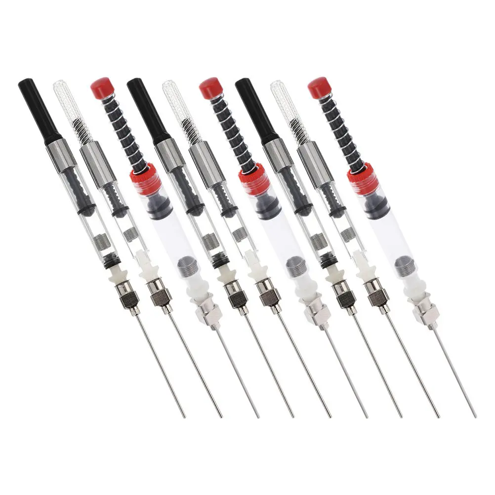 9Pcs Universal Fountain Pen Ink Converter Refillable 3.4mm 2.6mm Vacuum Mechanism Easy Install Clean Stainless Steel
9Pcs Universal Fountain Pen Ink Converter Refillable 3.4mm 2.6mm Vacuum Mechanism Easy Install Clean Stainless Steel