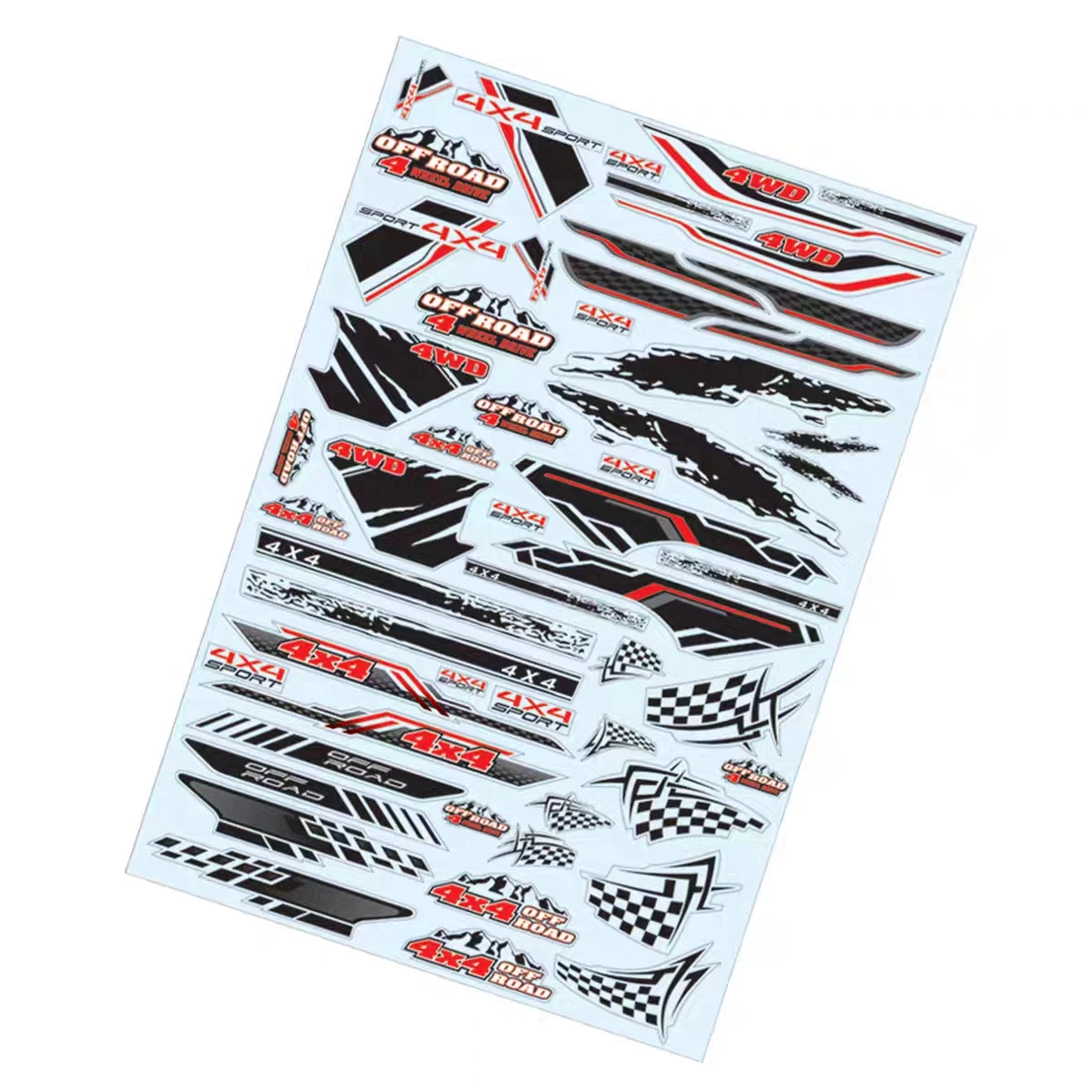 TC911 4X4 Off Road Crawler sticker 1/10 scale Remote control climbing car decal sheet
TC911 4X4 Off Road Crawler sticker 1/10 scale Remote control climbing car decal sheet