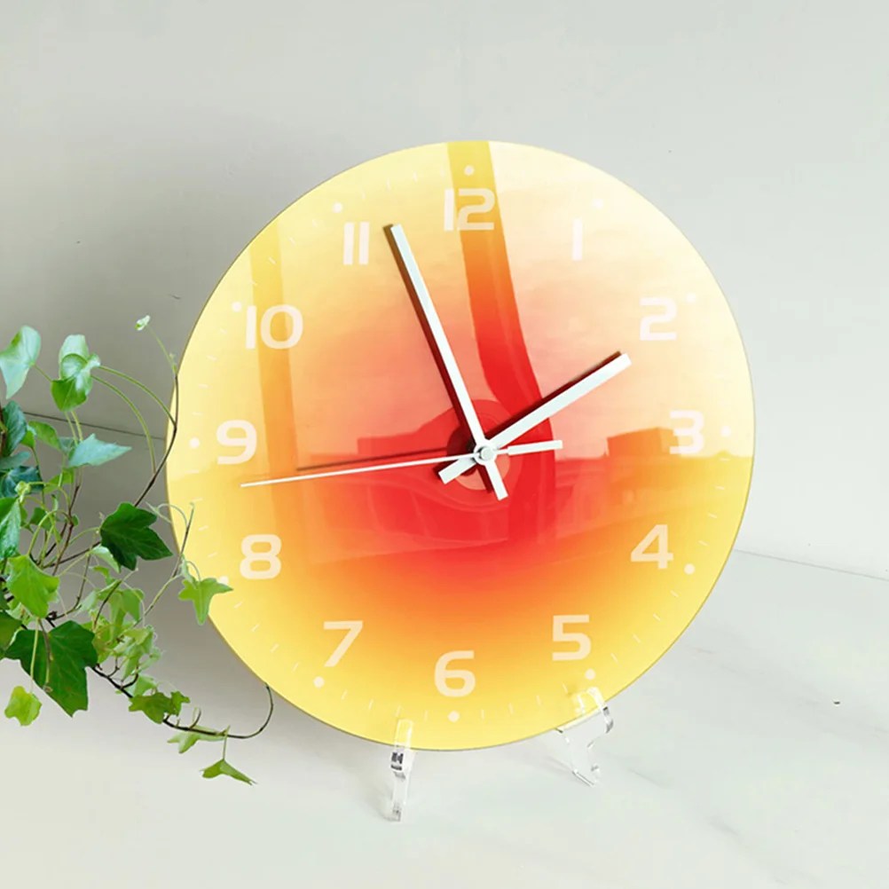 Acrylic Wall Clock Modern Desk Decor Unique Style Small Decorative Table Mechanical Living Room for
Acrylic Wall Clock Modern Desk Decor Unique Style Small Decorative Table Mechanical Living Room for