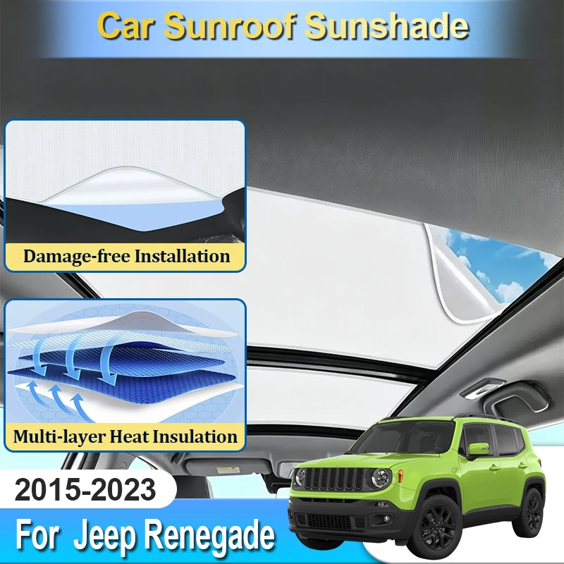 Car Sunroof Sunshade For Jeep Renegade Accesories 2015~2023 Window Sun Cover Visor Blocker Tools Foldable Electrostatic Body Kit
Car Sunroof Sunshade For Jeep Renegade Accesories 2015~2023 Window Sun Cover Visor Blocker Tools Foldable Electrostatic Body Kit