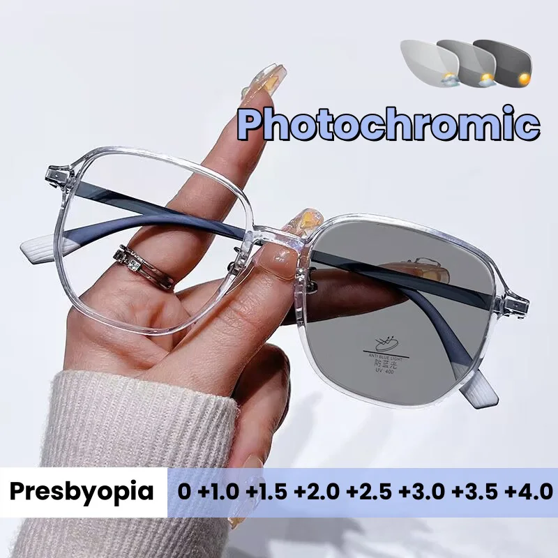 Fashionable Square Photochromic Presbyopia Glasses Simple and Personalized High-definition Anti Blue Light Glasses Unisex
Fashionable Square Photochromic Presbyopia Glasses Simple and Personalized High-definition Anti Blue Light Glasses Unisex