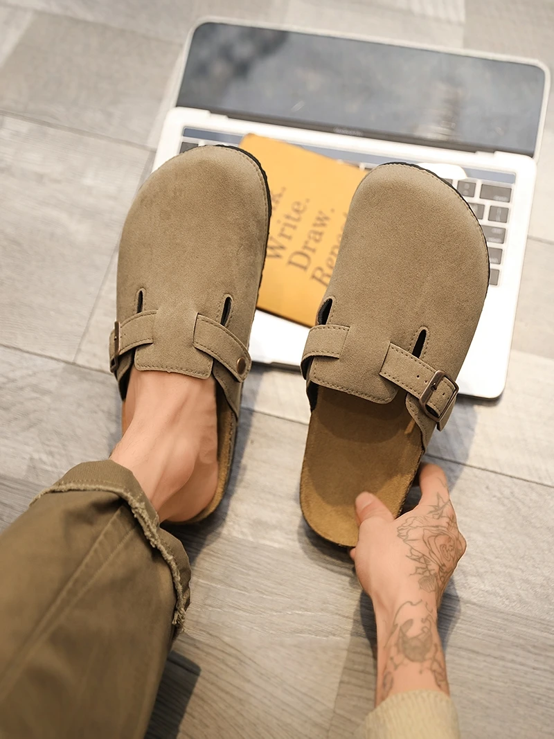 Unisex Soft Bottom Slip-On Slippers Breathable Casual Wear Outdoor Summer Big Size 47 Lazy One-Step Ken Comfortable Sandals
Unisex Soft Bottom Slip-On Slippers Breathable Casual Wear Outdoor Summer Big Size 47 Lazy One-Step Ken Comfortable Sandals