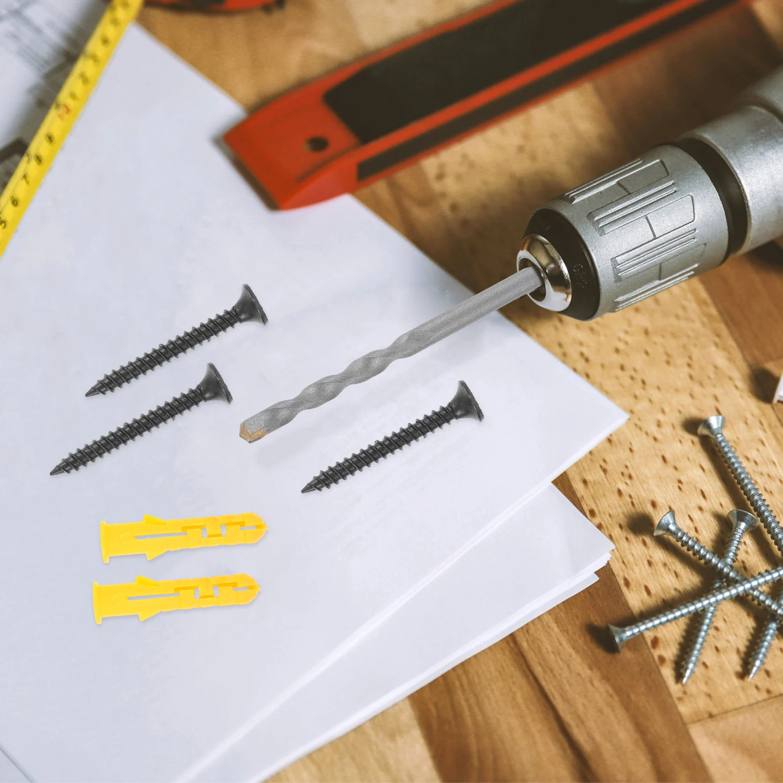1 Set Kit For Gypsum Board Concrete Walls With Drill Bit Drywall Nails Anchors Set Concrete Wall Fasteners Screws Bulk Wall
1 Set Kit For Gypsum Board Concrete Walls With Drill Bit Drywall Nails Anchors Set Concrete Wall Fasteners Screws Bulk Wall