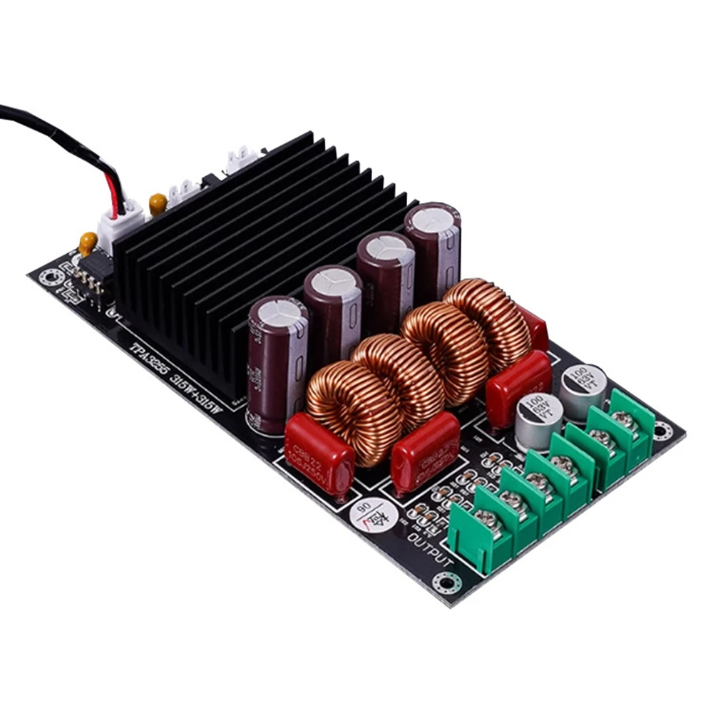TPA3255 600W Fever Hifi Digital Sound Amplifier Board High-Power Amplifier Dual Channel 2x300W
TPA3255 600W Fever Hifi Digital Sound Amplifier Board High-Power Amplifier Dual Channel 2x300W