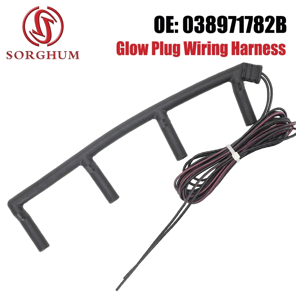 SORGHUM 038971782B Glow Plug Rail Bridge Wiring Harness for VW Golf 1998-2004 for VW Jetta 1999-2005 for AUDI 1.9 Car accessory
SORGHUM 038971782B Glow Plug Rail Bridge Wiring Harness for VW Golf 1998-2004 for VW Jetta 1999-2005 for AUDI 1.9 Car accessory