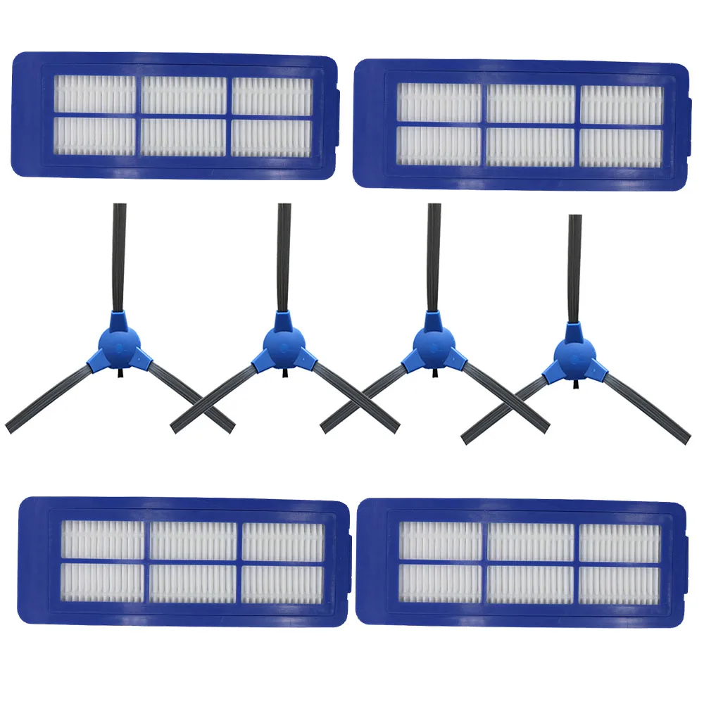 4 G10 Side Brush +4 G10 Filter Replacement For Eufy Robovac G10 Hybrid Robot Vacuum Cleaner Part Corner Brush 8pcs/set
4 G10 Side Brush +4 G10 Filter Replacement For Eufy Robovac G10 Hybrid Robot Vacuum Cleaner Part Corner Brush 8pcs/set
