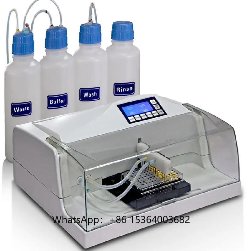 Laboratory Clinical Equipment Automatic Elisa Microplate Reader and Washer Elisa Washing Machine
Laboratory Clinical Equipment Automatic Elisa Microplate Reader and Washer Elisa Washing Machine