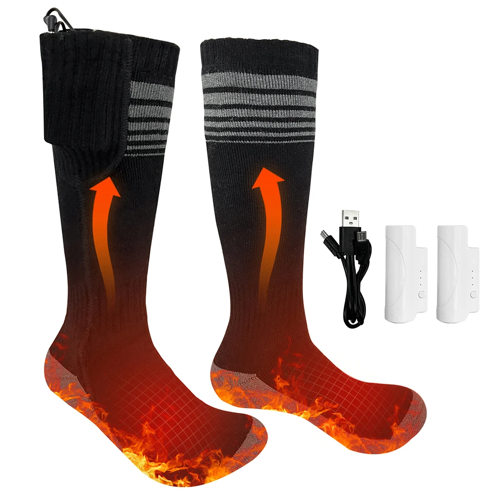 Unisex Rechargeable Heated Socks Breathable Electric Thermal Socks Soft Washable for Camping Fishing Cycling
Unisex Rechargeable Heated Socks Breathable Electric Thermal Socks Soft Washable for Camping Fishing Cycling