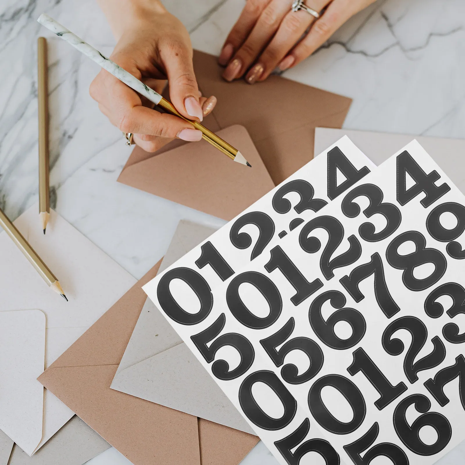 25Pcs Vinyl Number Stickers Self-Adhesive Waterproof Outdoor Indoor Use Clear Visible Bold Font for Office Classroom Mailbox
25Pcs Vinyl Number Stickers Self-Adhesive Waterproof Outdoor Indoor Use Clear Visible Bold Font for Office Classroom Mailbox