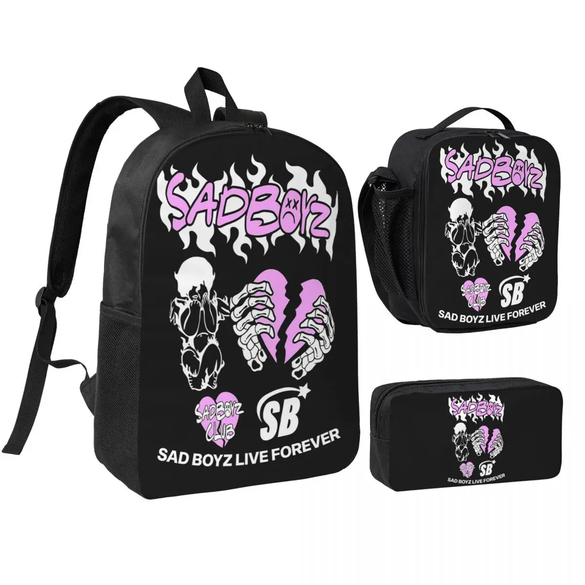 Junior H Merch Sad Boyz Backpack Student BookBag School Bag Shoulder Bags 3ps Insulated Lunch Bag Pencil Case
Junior H Merch Sad Boyz Backpack Student BookBag School Bag Shoulder Bags 3ps Insulated Lunch Bag Pencil Case