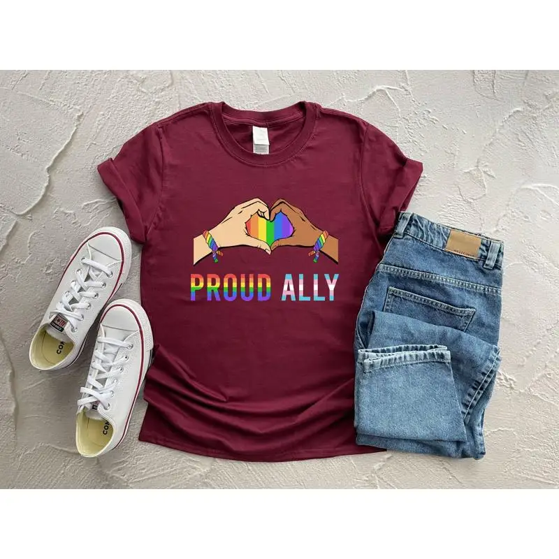 Футболка Proud Ally Rainbow Pride Лгбтк Поддержка месяца Лесбийские геи Правы человека
Футболка Proud Ally Rainbow Pride Лгбтк Поддержка месяца Лесбийские геи Правы человека