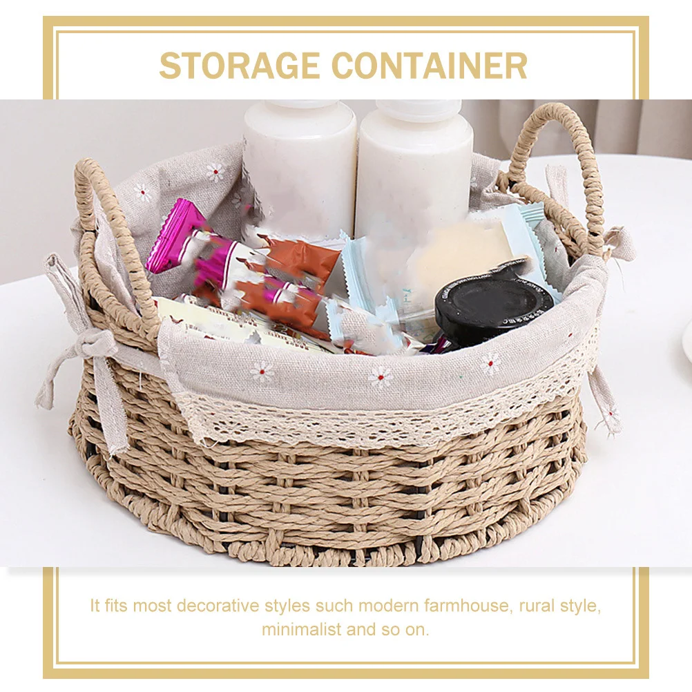 1Pcs Woven Storage Basket Hand-Woven Rustic Flower Basket Natural Rattan Decorative Home Desktop Storage Container Fruit
1Pcs Woven Storage Basket Hand-Woven Rustic Flower Basket Natural Rattan Decorative Home Desktop Storage Container Fruit