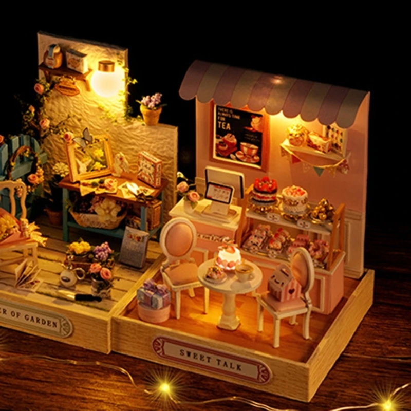 DIY Dollhouse Miniature with Furniture Mini House Kits Room Decorations Craft Gift for Teens Adults Women Men
DIY Dollhouse Miniature with Furniture Mini House Kits Room Decorations Craft Gift for Teens Adults Women Men