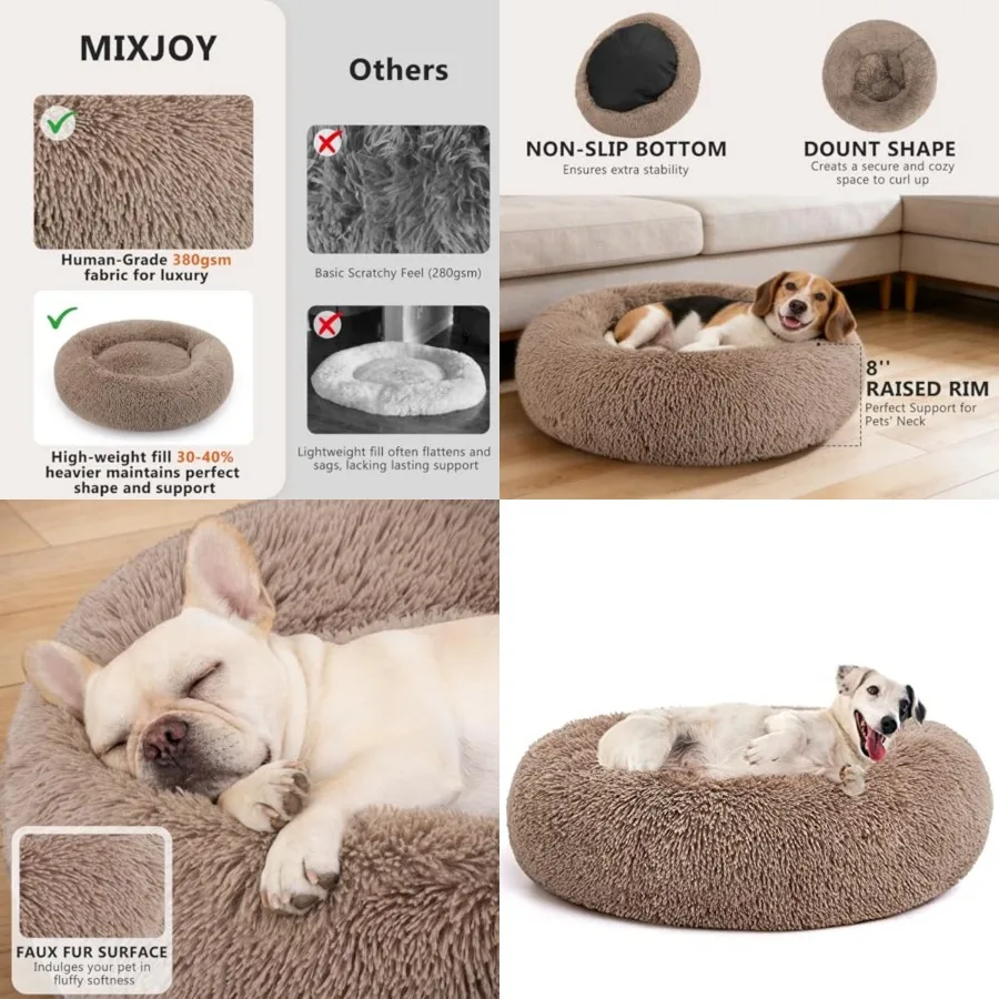 Orthopedic Dog Bed Comfortable Donut Cuddler Round Pet Beds Ultra Soft Washable Dog and Cat Cushion Bed 20''/23''/30'' (30
Orthopedic Dog Bed Comfortable Donut Cuddler Round Pet Beds Ultra Soft Washable Dog and Cat Cushion Bed 20''/23''/30'' (30