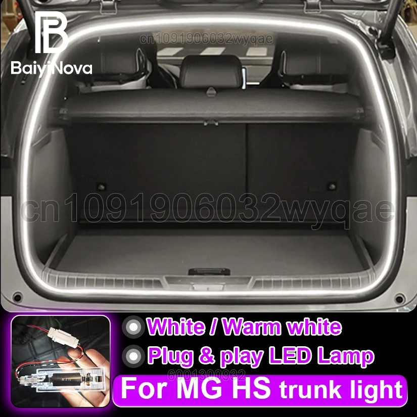 For MG HS car trunk light bar, Plug & play Car interior atmosphere lights, White warm white Rear Trunk LED Light Bar Auto parts
For MG HS car trunk light bar, Plug & play Car interior atmosphere lights, White warm white Rear Trunk LED Light Bar Auto parts