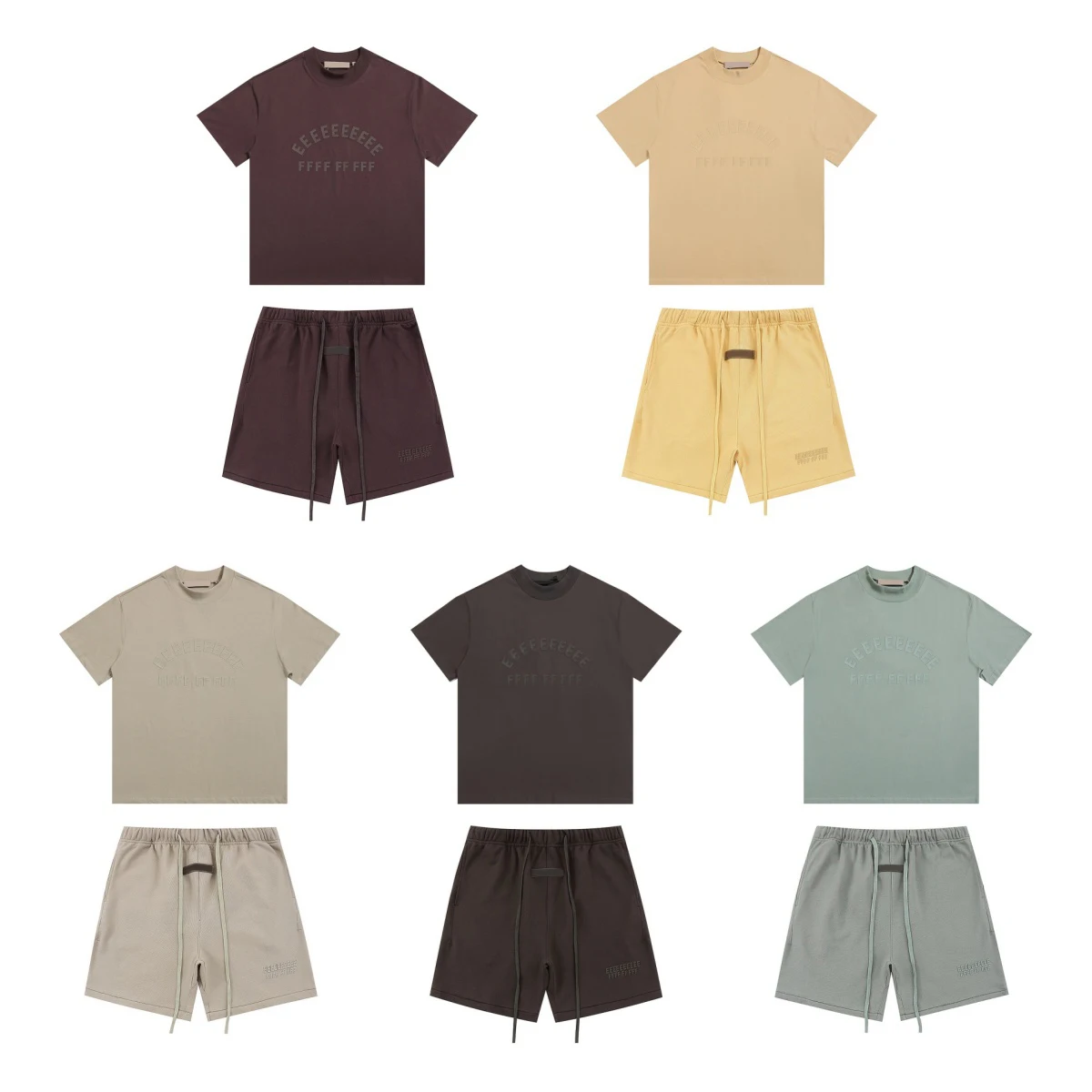High Quality Summer Men's Set Classic Brand Rubberzied Logo T shirts And Shorts Sets Hiphop Drawstring Shorts Streetwear Tees
High Quality Summer Men's Set Classic Brand Rubberzied Logo T shirts And Shorts Sets Hiphop Drawstring Shorts Streetwear Tees