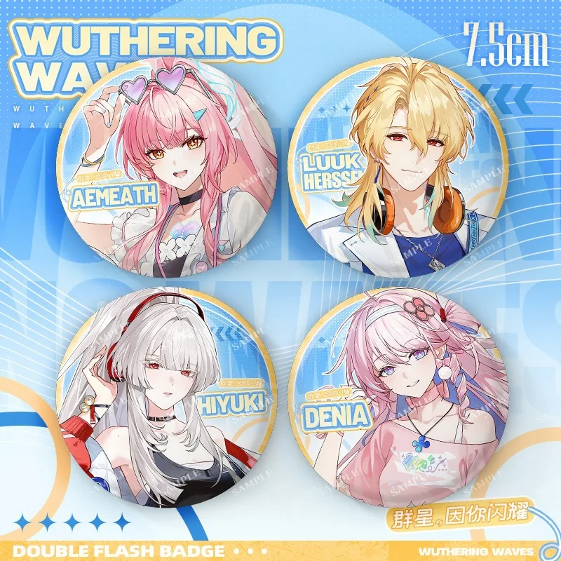 New Wuthering Waves 75MM Laser Collaboration Brooch Denia Aemeath Hiyuki Badge Pin Cartoon Anime Game Cosplay Jewelry Cute Gift
New Wuthering Waves 75MM Laser Collaboration Brooch Denia Aemeath Hiyuki Badge Pin Cartoon Anime Game Cosplay Jewelry Cute Gift