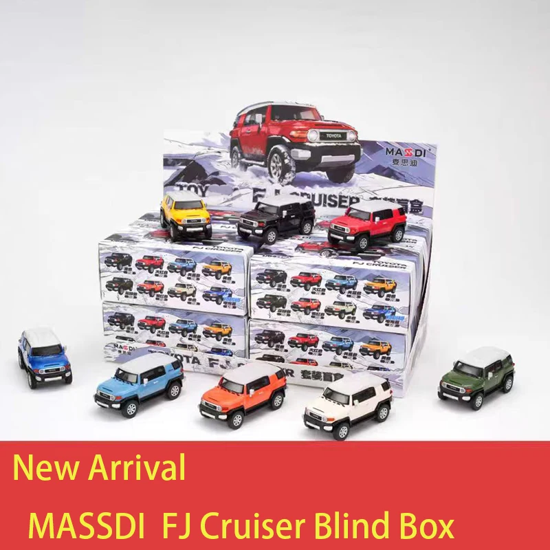 MASSDI 1:64 Scale FJ Cruiser Blind Box Alloy Car Model Adult Classic Collection Static Display Ornament Gift
MASSDI 1:64 Scale FJ Cruiser Blind Box Alloy Car Model Adult Classic Collection Static Display Ornament Gift