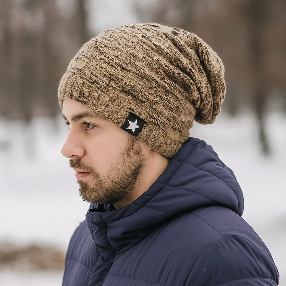 Модная утолщенная флисовая кепка с ворсом, ветрозащитная жаккардовая шапка с ромбами, теплая шапка с капюшоном со звездой, уличная кепка
Модная утолщенная флисовая кепка с ворсом, ветрозащитная жаккардовая шапка с ромбами, теплая шапка с капюшоном со звездой, уличная кепка