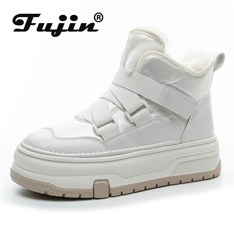 Fujin 5cm Down Leather High Top Women Shoes Warm Hook Winter Chunky Sneakers Platform Boots Ankle Wedge Hidden Heel Autumn
Fujin 5cm Down Leather High Top Women Shoes Warm Hook Winter Chunky Sneakers Platform Boots Ankle Wedge Hidden Heel Autumn