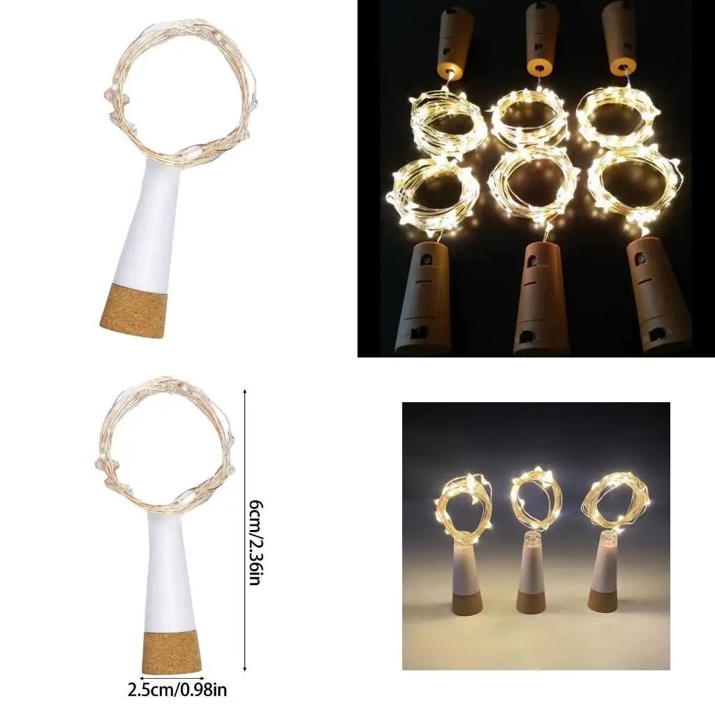 LED Wine Bottle Lights with USB Charging String Light Rechargeable LED Light D2RD
LED Wine Bottle Lights with USB Charging String Light Rechargeable LED Light D2RD
