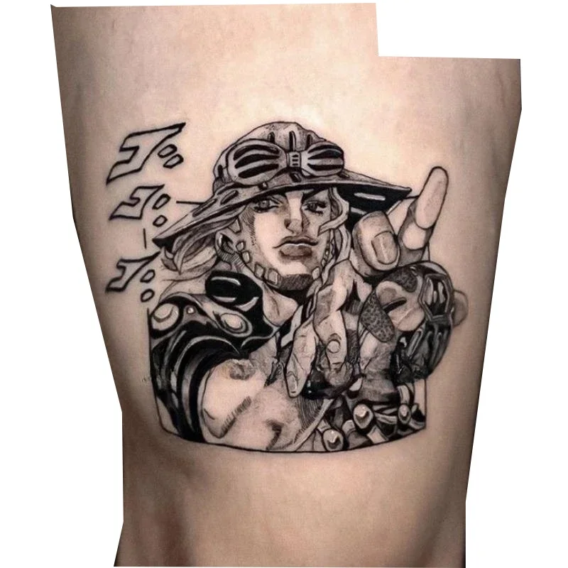 Временные татуировки в стиле аниме Julius Caesar Zeppeli JoJo's Bizarre Adventure, водостойкая поддельная татуировка, наклейка, реалистичная татуировка
Временные татуировки в стиле аниме Julius Caesar Zeppeli JoJo's Bizarre Adventure, водостойкая поддельная татуировка, наклейка, реалистичная татуировка