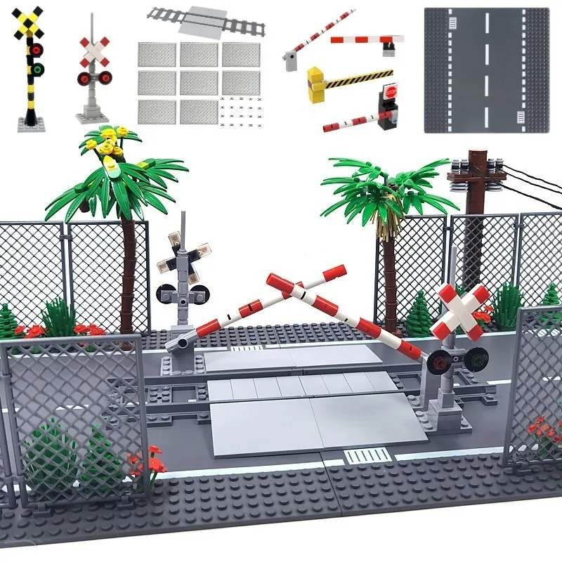 MOC Urban Transportation Series Crossing Scene Traffic Light Barrier Gate Road Overpass Building Blocks Accessories Toys
MOC Urban Transportation Series Crossing Scene Traffic Light Barrier Gate Road Overpass Building Blocks Accessories Toys