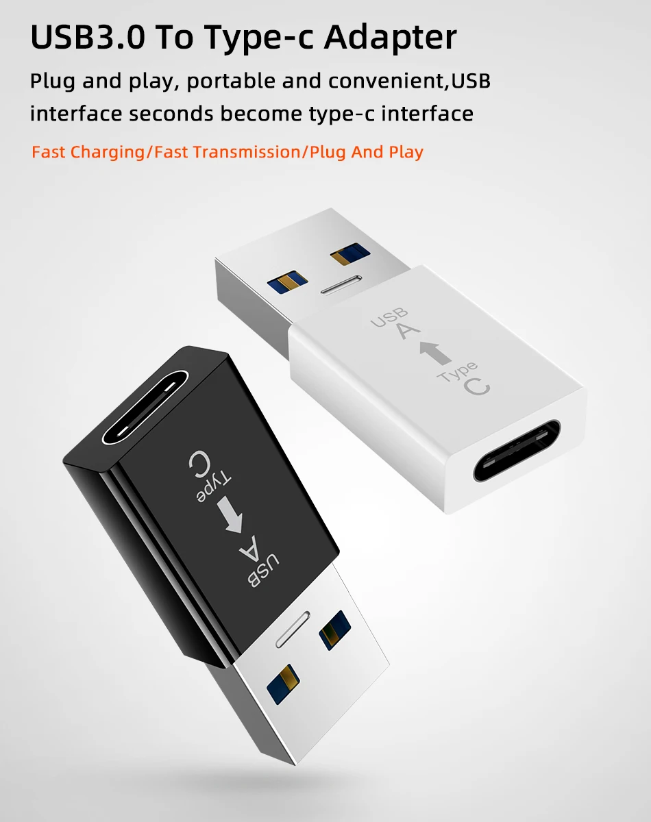 OEM 3D USB Male to Type-c Female Connector Charging Test 3.1 USB C Female Hard Disk USB 3.0a Male Converter For Huawei Samsung
OEM 3D USB Male to Type-c Female Connector Charging Test 3.1 USB C Female Hard Disk USB 3.0a Male Converter For Huawei Samsung