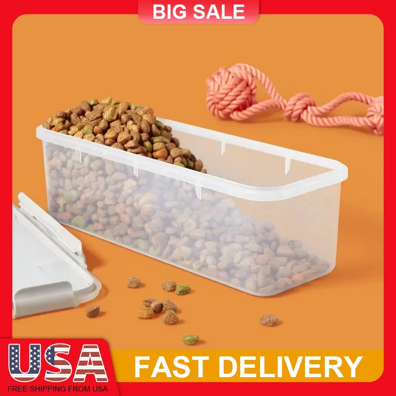 Pet Food Storage Container 80oz with Lid Dishwasher Freezer Safe Microwave Friendly Airtight Fresh Dry Food Dispenser
Pet Food Storage Container 80oz with Lid Dishwasher Freezer Safe Microwave Friendly Airtight Fresh Dry Food Dispenser