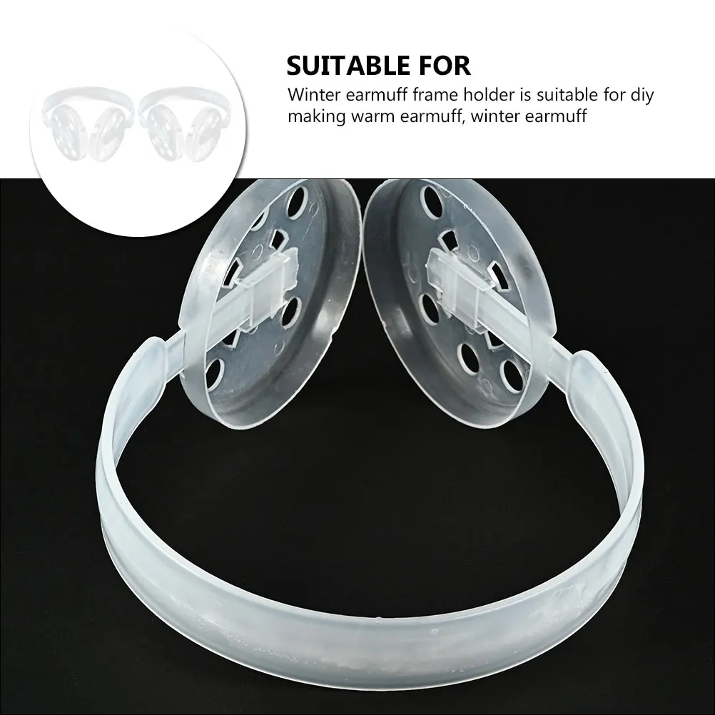 2 Pcs Ear Cup Plastic Winter Earmuff Frame Rack Making Shelf Diy for Warm Holder Accessories
2 Pcs Ear Cup Plastic Winter Earmuff Frame Rack Making Shelf Diy for Warm Holder Accessories