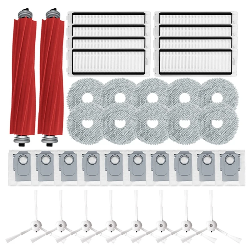 For Roborock P10 /Q Revo Spare Parts Main Side Brush Hepa Filter Mop Cloths Dust Bag Robot Vacuums Cleaner Replacement Parts
For Roborock P10 /Q Revo Spare Parts Main Side Brush Hepa Filter Mop Cloths Dust Bag Robot Vacuums Cleaner Replacement Parts