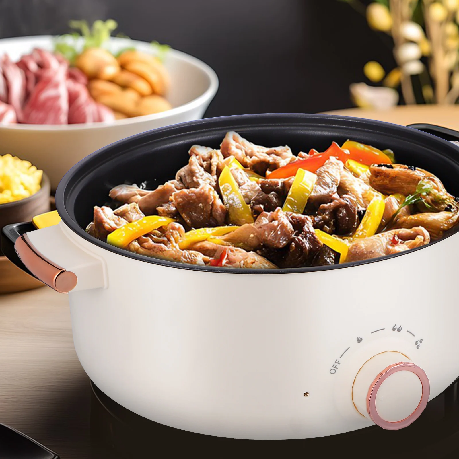 Multifunctional Electric Hot Non-Stick Portable Cooking Steamer Intelligent Temperature Control Rapid Heating For Dorm Office
Multifunctional Electric Hot Non-Stick Portable Cooking Steamer Intelligent Temperature Control Rapid Heating For Dorm Office