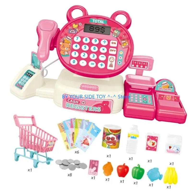 Girls Simulation Cash Register Toy Toddler Shopping Pretend Play Set for Party U6XE
Girls Simulation Cash Register Toy Toddler Shopping Pretend Play Set for Party U6XE