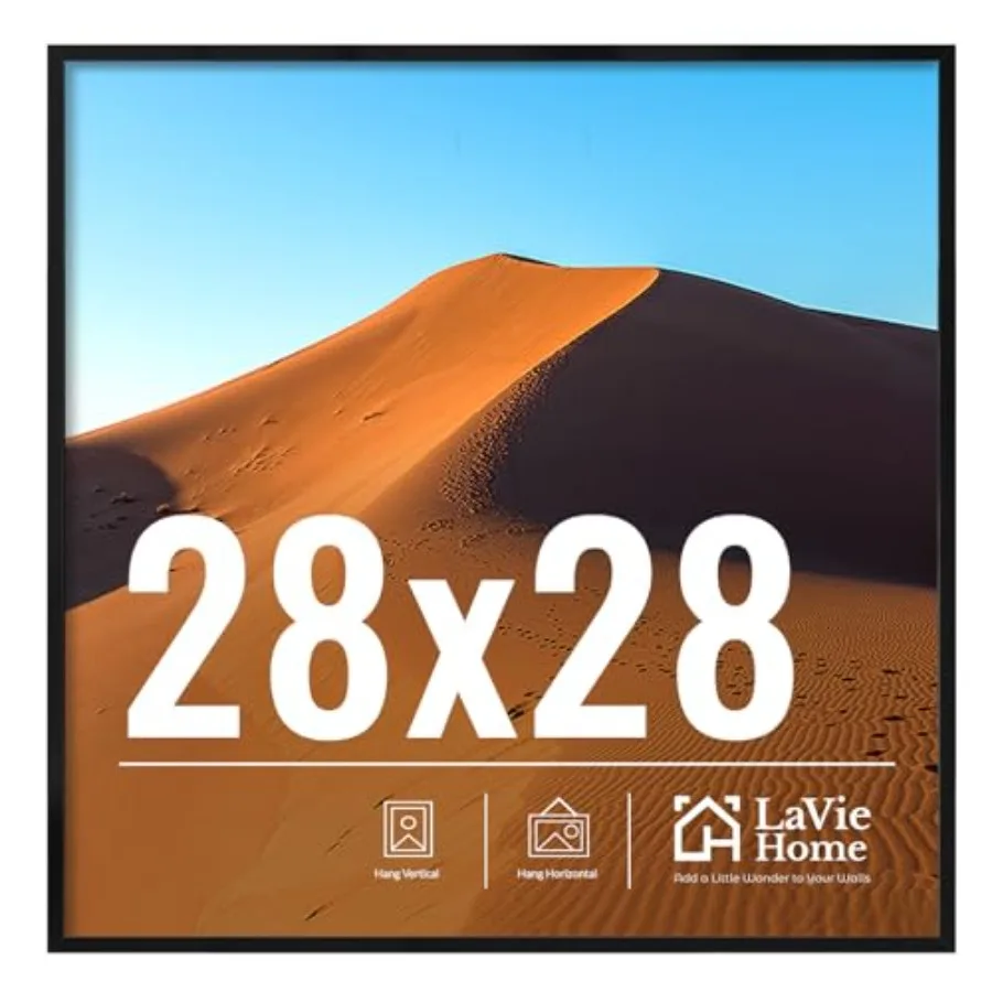 28x28 Picture Frame for Wall Display, 28x28 Picture Frame with HD Plexiglas, 28 x 28 Photo Frame 1 Pack, Picture Frames for Dis
28x28 Picture Frame for Wall Display, 28x28 Picture Frame with HD Plexiglas, 28 x 28 Photo Frame 1 Pack, Picture Frames for Dis