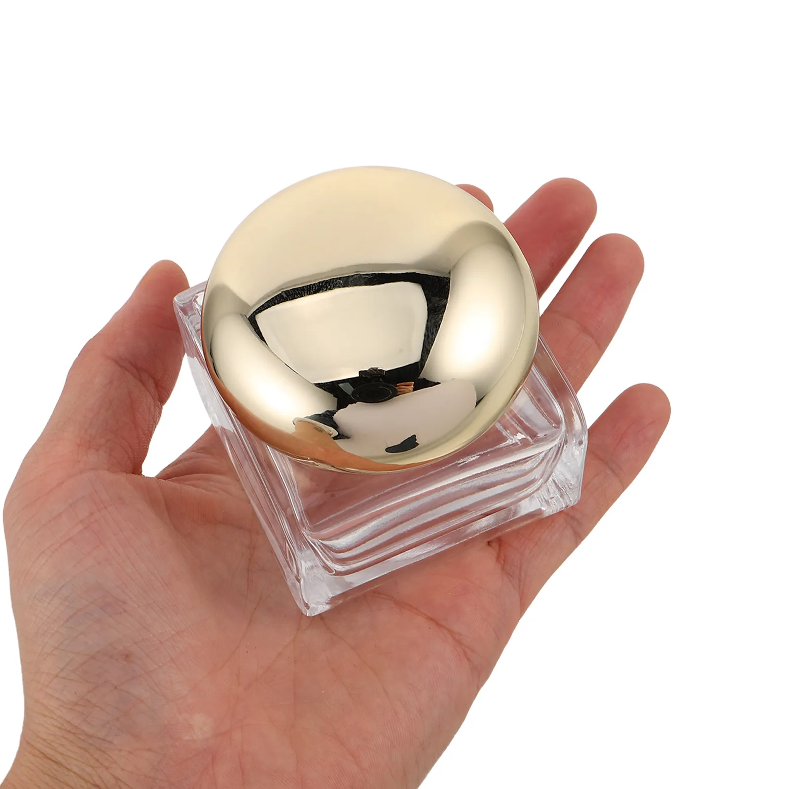 3Pcs 50G Refillable Clear Glass Jars with Gold Lids Ultra Flat Travel Skincare Storage Containers for Facial Cream Body
3Pcs 50G Refillable Clear Glass Jars with Gold Lids Ultra Flat Travel Skincare Storage Containers for Facial Cream Body