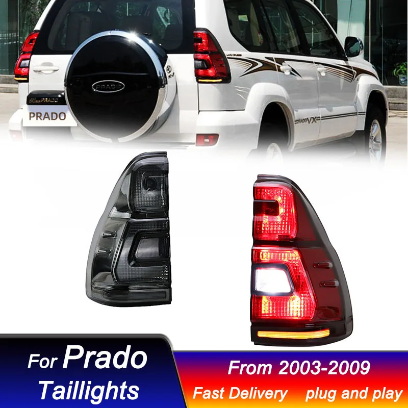 Car Tail Lights For TOYOTA PRADO 2003-2009 new style LED Taillamp Rear Brake Lights Starlink Cross Taillight Accembly
Car Tail Lights For TOYOTA PRADO 2003-2009 new style LED Taillamp Rear Brake Lights Starlink Cross Taillight Accembly