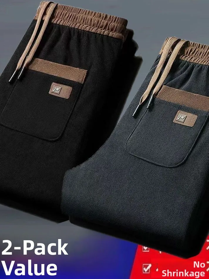 Men's Autumn Corduroy Pants Casual Loose Thiened Straight Leg Long Trousers for Daily Wear Comfortable And Wear Resistant
Men's Autumn Corduroy Pants Casual Loose Thiened Straight Leg Long Trousers for Daily Wear Comfortable And Wear Resistant