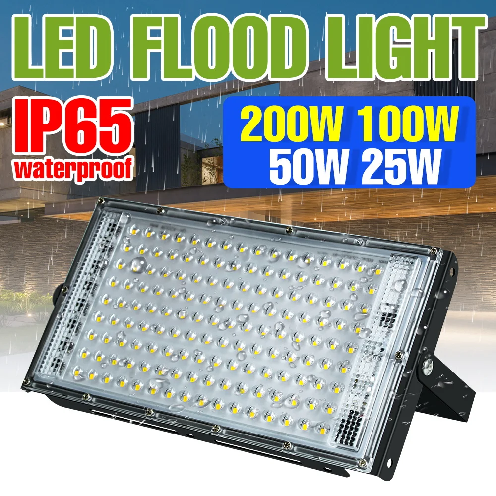 200W LED Flood Light 220V Waterproof Outdoors Street Lamp 110V Spotlight Garden Exterior Wall Lighting Cold/Warm White
200W LED Flood Light 220V Waterproof Outdoors Street Lamp 110V Spotlight Garden Exterior Wall Lighting Cold/Warm White