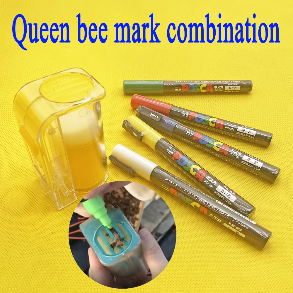 Mark Pen And Bottle Kit For Easy Identification Longer Lasting Year Queen Or Introduced To Colony One Handed Catching Beekeeper
Mark Pen And Bottle Kit For Easy Identification Longer Lasting Year Queen Or Introduced To Colony One Handed Catching Beekeeper